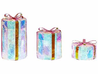 Set božićnih dekoracija pokloni (3 kom.) Gatsby (više boja)