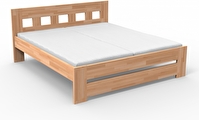 Bračni krevet 180 cm Jama (masiv bukva)