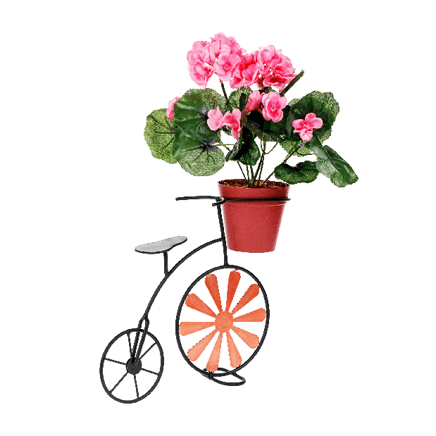 Retro saksija za cvijeće u obliku bicikla Esca (bordo + crna)