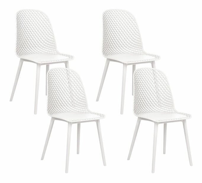 Set blagovaonskih stolica (4 kom.) Erielle (bijela)