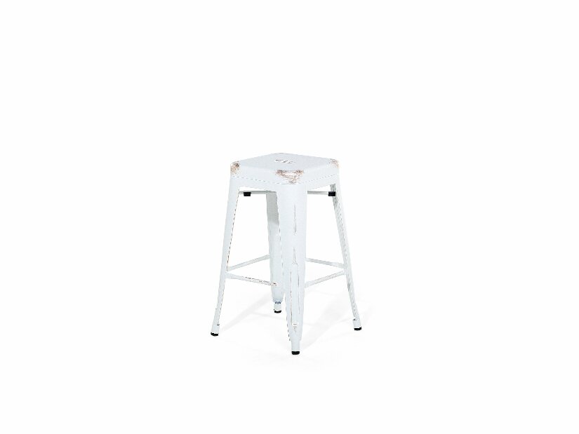 Set barskih stolica 2 kom. 60cm Cabriot (bijelo zlatna) 