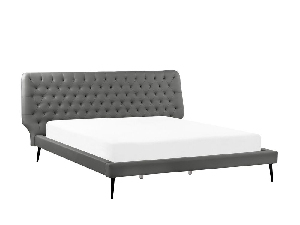 Bračni krevet 180 cm ESONNA (s podnicom) (siva)