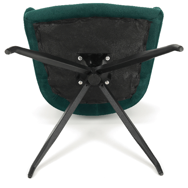 Dizajnerska okretna fotelja Vavien (zelena)