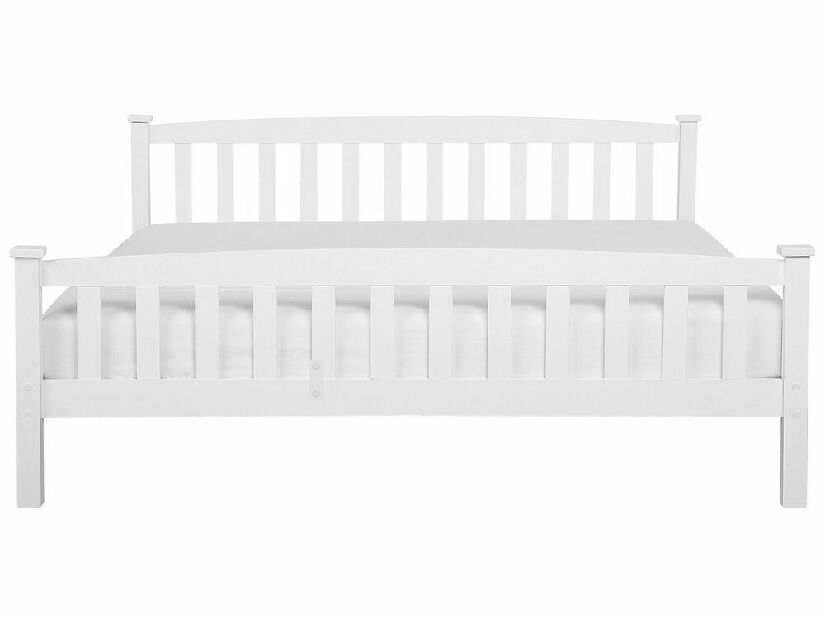 Bračni krevet 180 cm GERNE (s podnicom) (bijela)
