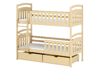 Dječji krevet 90 x 190 cm Sarina (s podnicom i prostorom za odlaganje) (borovina)