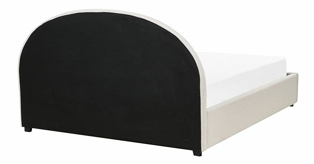 Bračni krevet 180 cm Verena (svijetlobež) (s podnicom i prostorom za odlaganje)