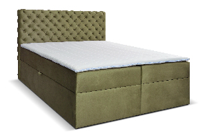 Bračni krevet Boxspring 180 cm Orimis (zelena)