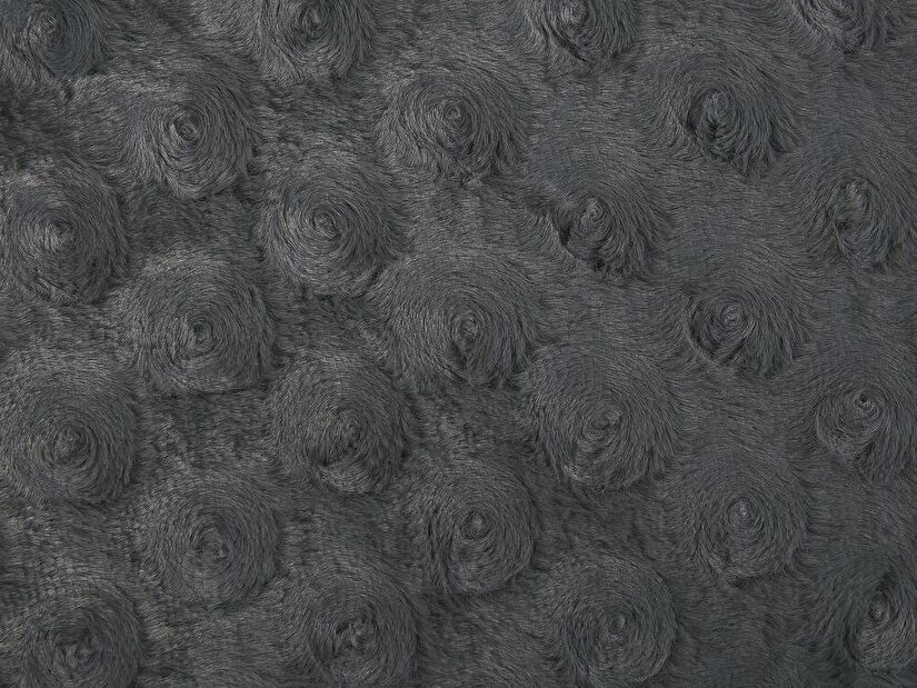 Prekrivač za krevet200x220 cm KADEA (tamno siva)