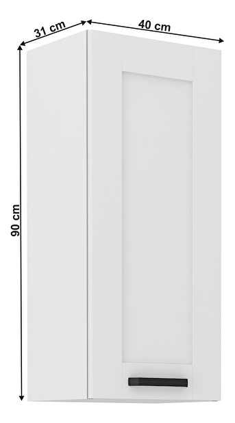 Gornji ormarić Lesana 1 (bijela) 40 G-90 1F 
