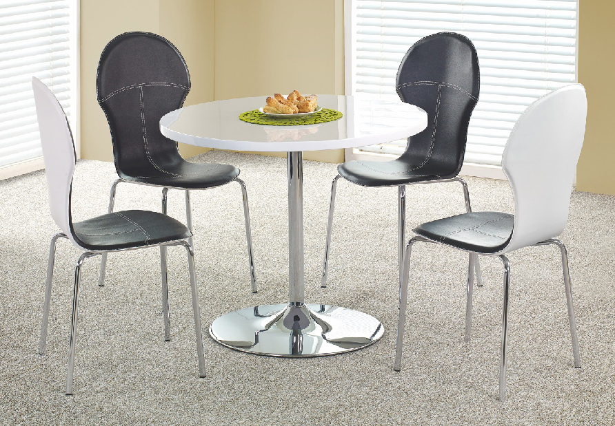 Blagovaonski stol Onie (za 4 osobe) (bijela +krom)