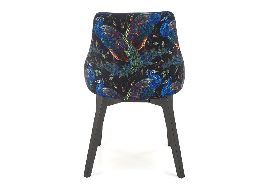 Blagovaonska stolica Edo (crna + plava)