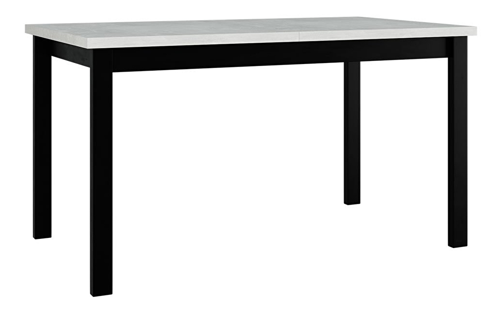 Stol na razvlačenje Mirjan Luca 80 x 140+180 II (bijela L) (crna)