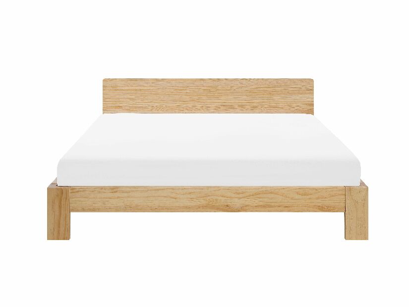 Bračni krevet 160 cm ROYAL (s podnicom) (svijetlo drvo)