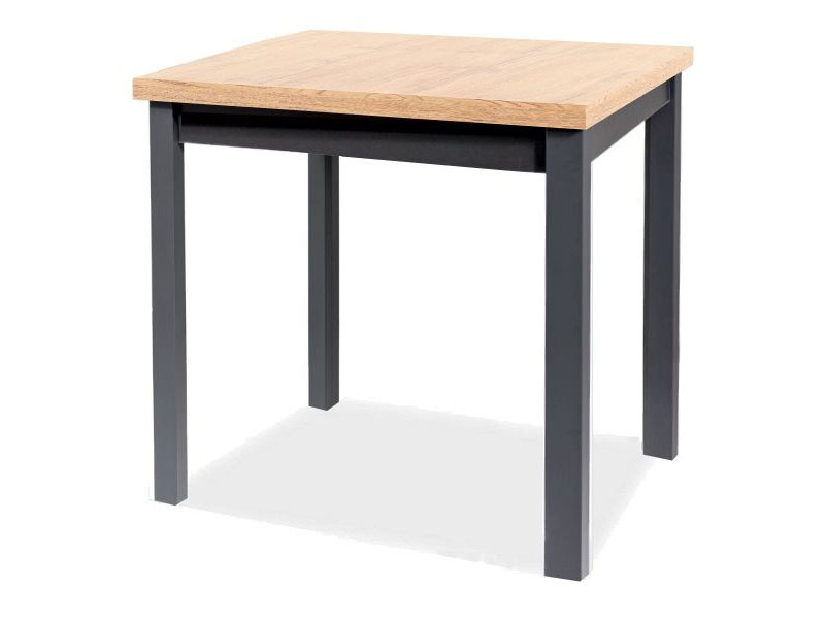 Blagovaonski stol Alfred (hrast + crna) (za 4 osobe) *rasprodaja