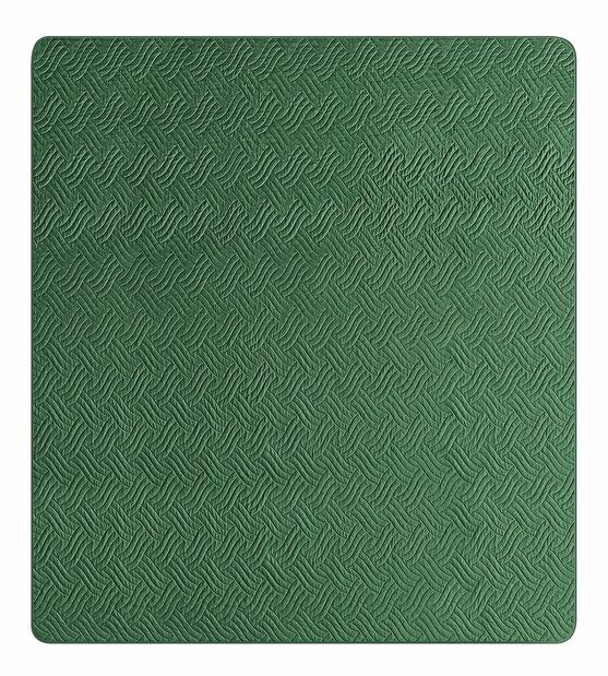 Set prekrivač + 2 jastuka 160 x 220 cm Bent (zelena)