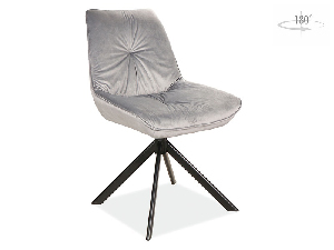 Blagovaonska stolica Becki (siva + crna)