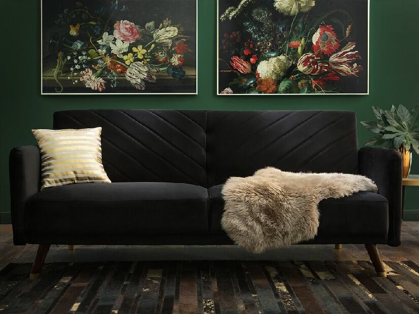 Sofa trosjed Skagen (crna)