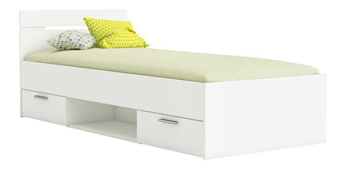 Jednostruki krevet 90 cm Myriam (bijela) 