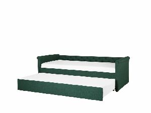 Krevet na razvlačenje 80 cm LISABON (s podnicom) (zelena)