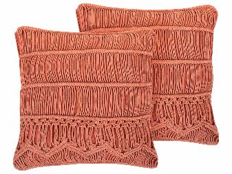 Set 2 kom. jastuka 45x45 cm ARIA (narančasta)