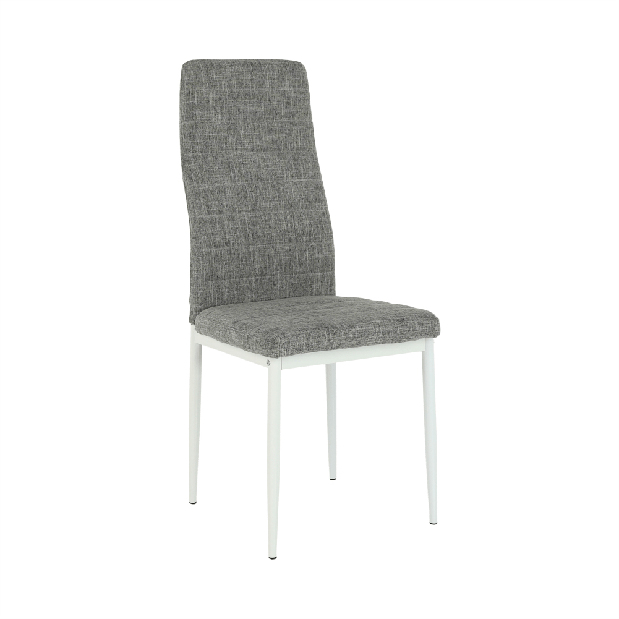 Blagovaonska stolica (4 kom.) Collort nova (svjetlosiva + bijela) *rasprodaja