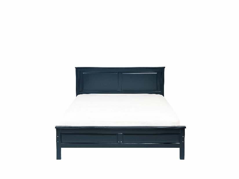 Bračni krevet 140 cm OLIVE (s podnicom) (plava)