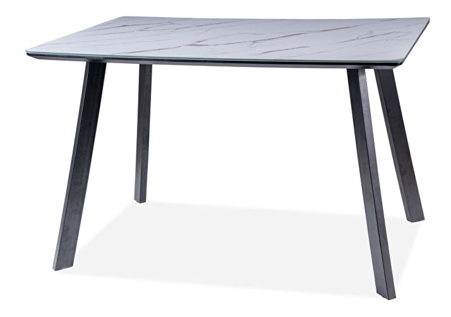 Blagovaonski stol 120 cm Sherly (crna) (za 4 osobe)