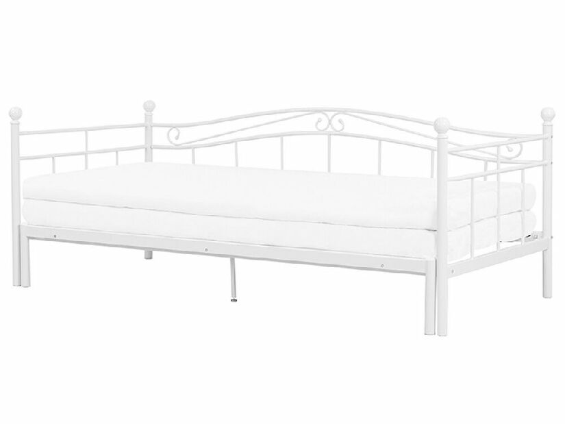 Jednostruki krevet 200 x 80 cm Toki (bijela) (s podnicom)