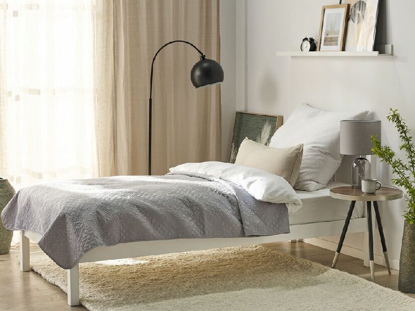 Prekrivač za krevet 160 x 220 cm Asbjorn (siva)