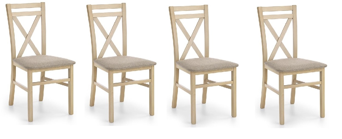 Blagovaonska stolica (4 kom.) Delmar (hrast sonoma ) *rasprodaja