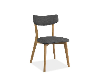 Blagovaonska stolica Karol (siva + hrast)