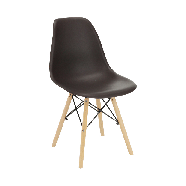 Blagovaonska stolica Cisi 3 (tamno smeđa)