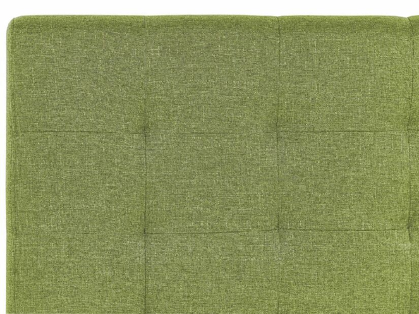 Bračni krevet 160 cm Rhiannon (zelena) (s podnicom i madracem)