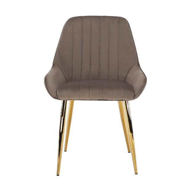 Blagovaonska stolica Soddy (sivo-smeđa + zlatna) *outlet moguća oštećenja