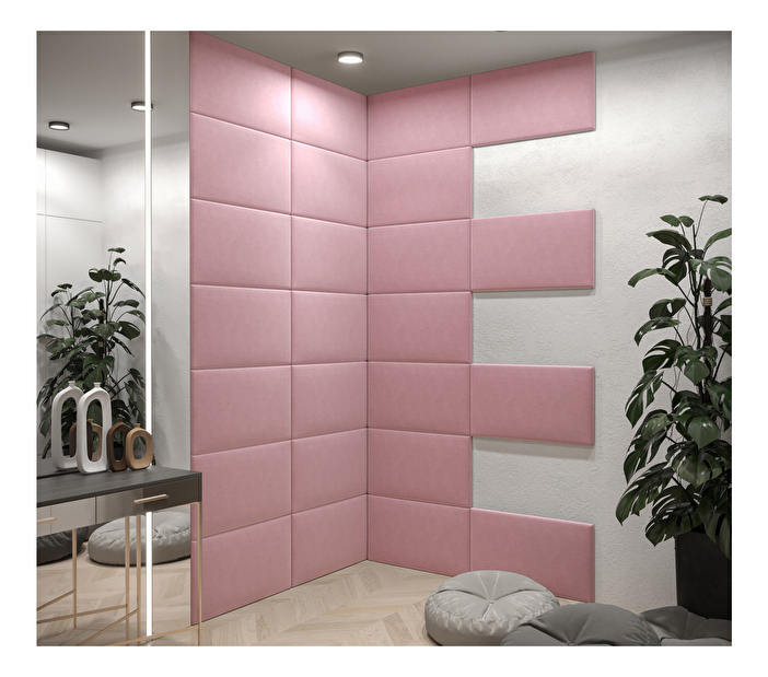 Tapeciran panel Cubic 70x40 cm (ružičasta)