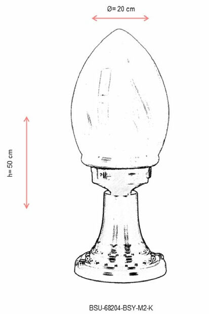 Vanjska zidna svjetiljka Boyd (crna)