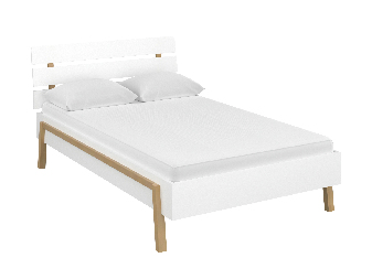 Bračni krevet 120 cm Berry (bijela) (bez madraca i podnice)