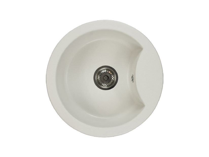 Kuhinjski sudoper Mellusa (bijela) (sa 3 otvora za baterije)