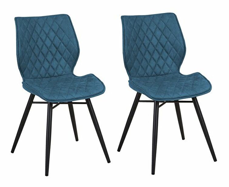 Set blagovaonskih stolica 2 kom. Lissa (morsko plava)