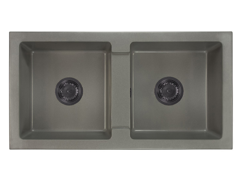 Kuhinjski sudoper Byrbys (siva) (sa 2 otvora za bateriju)