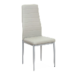 Blagovaonska stolica Collort nova (svjetlosiva ekokoža)  
