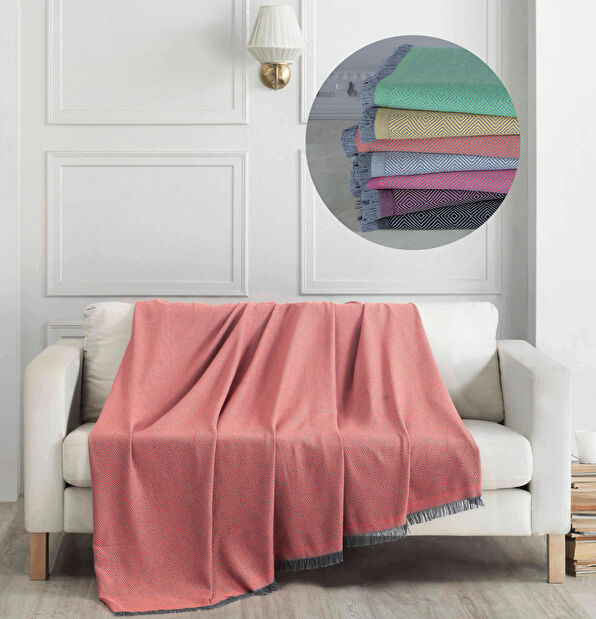 Prekrivač za sofu 175 x 230 cm Elita (narančasta)