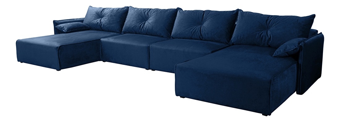 Garnitura za sjedenje Leonaro U (tamno plava)