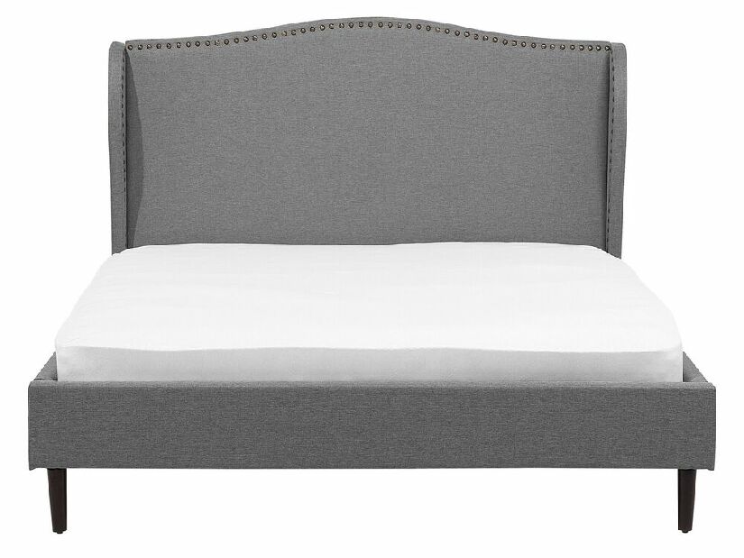 Bračni krevet 140 cm COLLETTE (s podnicom) (siva)