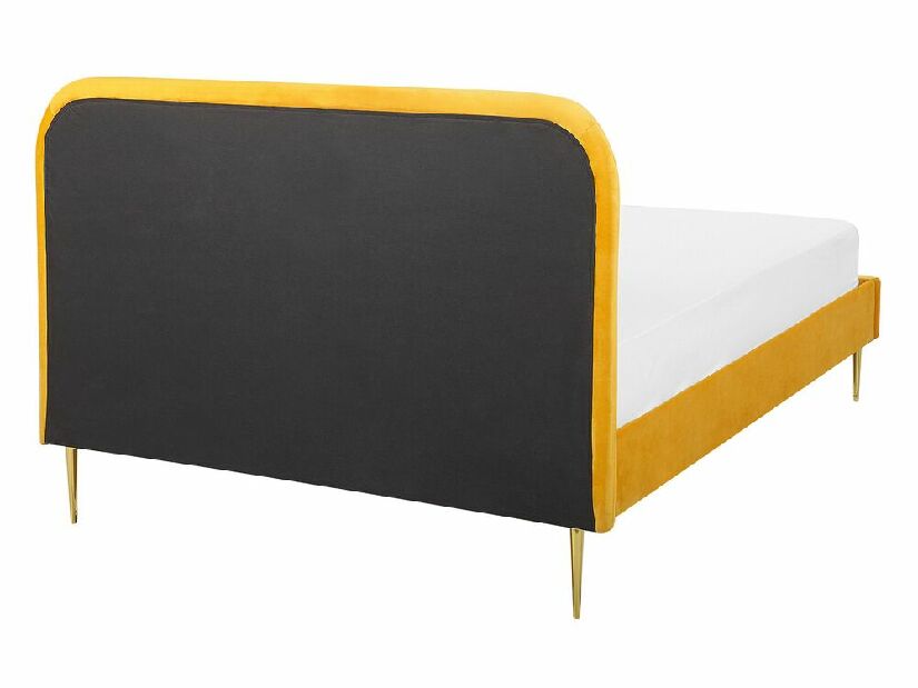 Bračni krevet 140 cm Faris (žuta) (s podnicom)
