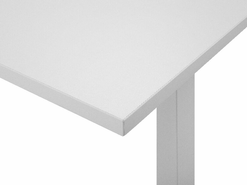 Pisaći stol Upgo (bijela) (ručno podesiv)