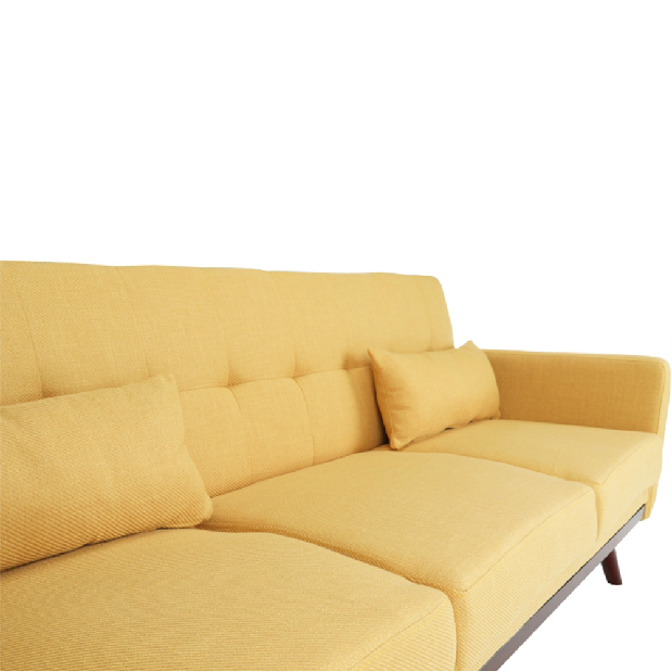 Kauč na razvlačenje Alestra (boja senfa) 