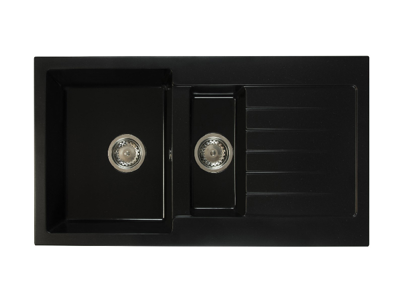Kuhinjski sudoper Altava (crna) (sa 2 otvora za bateriju) (D)