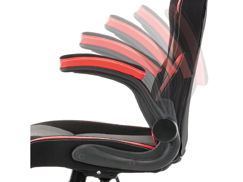 Uredska fotelja Yzix-Y352-RED (crna + crvena)