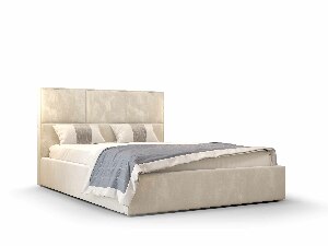 Bračni krevet 180 cm Elna (bež) (s podnicom i prostorom za odlaganje)